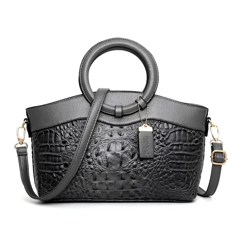 Luxury Handbags Women Bag Designer Crocodile Woman Leather Handbag Ladies Green Party Tote Shoulder Bags ショルダーウォレット Designer Bag